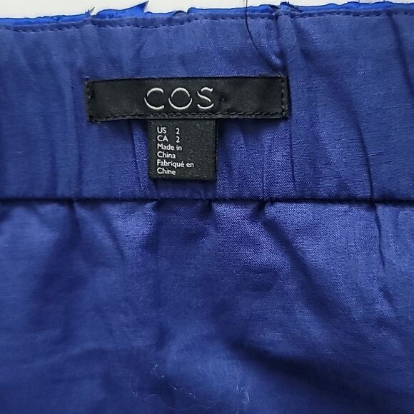 Cos Blue Laser-cut Appliqué Dress - Picture 9 of 12